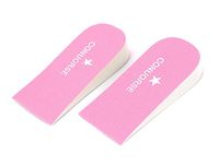 uxcell Women Pink Foam 2.5cm Height Increase Shoes Insert Pads Cushions Pair