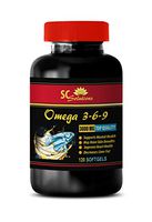 Inflammation Relief Supplement - Omega 3 6 9 3600MG - TOP Quality - Omega 3 Capsules - 1 Bottle 120 Softgels