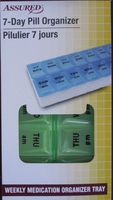 Pill Organizer , Pill Box, Pill Case, Weekly Pill organizer Green am pm pill organizer by The Pecan Man 1 pc