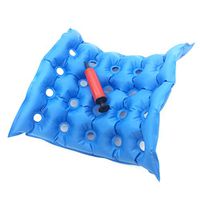 Linkin Sport Inflatable Seat Cushion Relief Coccyx Tailbone Sciatica or Back Pain (Light Blue)