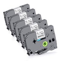 TZ tze Tape 5PK Compatible Brother p-Touch Label Maker Tapes TZ231 TZe231 TZ-231 TZE231 Standard Laminated Tape for Brother P-Touch Label Maker Printer