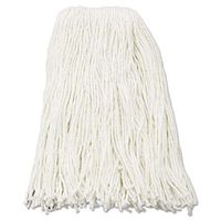 Boardwalk 216RCT Premium Cut-End Wet Mop Heads Rayon 16oz White 12/Carton