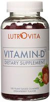 Lutrovita Vitamin D Gummy, Strawberry, 180 Count