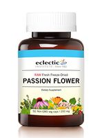 Eclectic Passion Flower Cog Freeze Dried Vegetables with Glass, Blue, 50 Count
