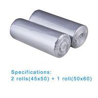 4 Gallon Trash Bags, Bathroom Thick Garbage Bags for Restaurant Office Bedroom Rubbish Bags 60 Count plus 5 Gallon 25 Count