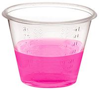1 Ounce Medicine Cups with Carry Lip and Embossed Markers (600 Cups)