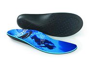 SOLE Signature EV Ultra-U Thick Orthopedic Plantar Fasciitis Insoles for Men and Women, Blue, 11 M US
