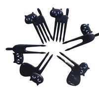 36 pcs(1 set) Fruit Forks IKevan Lovely Animal Food Fruit Forks Decor Animal Mini Cartoon Toothpick Lunch Decor