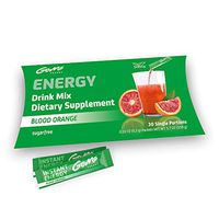 GoMo Energy® Sugar Free Orange Energy Drink Powder Mix | Highly dosed Caffeine, Magnesium, Zinc, Biotin, Folic Acid and B Vitamins | Energy Booster Sweetened with Stevia | Blood Orange 30 Servings