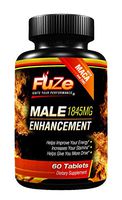 FUZE Male Enhancement Testosterone Booster for Increased Blood Flow Energy Sex Drive Libido - Ignite Your Performance - Helps Women with Menopause Symptoms Too