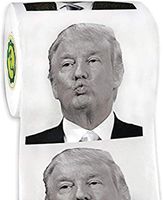 Donald Trump Toilet Paper, Novelty Political Gag Gift - Prank Funny Toilet Paper