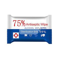 Wet Wipes Disinfectant Wipes, Large Hand Wipes, 75% Alcohol Wet Wipes Cleaning Wet Wipes Antiseptic Sterilization Wipes Daily Disinfecting Use(10 Pack 100Wipes)