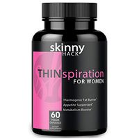 SkinnyHack - Thermogenic Fat Burner for Women - Weight Loss Pills, Metabolism Booster and Appetite Suppressant (60 Vegan Diet Pills for Women)