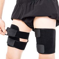 OMG_Shop Sports Fitness Thigh Support Brace Hamstring Brace Wrap Compression Leg Sleeve for Pulled Muscle Injury Rehab and Recovery, Fits Men and Women, 1 Pairs