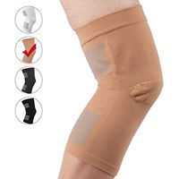 +MD Knee Compression Sleeve (2 Pack) for Meniscus Tear, Arthritis, ACL, MCL Running, Joint Pain Relief, Injury Recovery,Workout, Basketball, Sports, Knee Support Brace for Men & Women