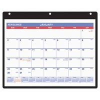 AT-A-GLANCE Desk/Wall Calendar, Med Wall, Black, Current Year (SK8-00)