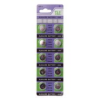 Sara-u 10PCS Alkaline Battery AG12 1.5V LR43 386 Button Coin Cell Watch Toys Batteries Control Remote SR43 186 SR1142 LR1142
