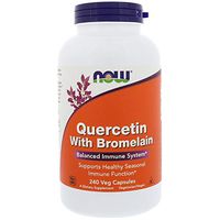Quercetin with Bromelain Antioxidant Healthy Immune Function Cardiovascular Support 240 Veg Capsules
