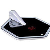 zyy Electronic Scale，LCD Backlight Display Hotel Room Accurate Intelligent Weight Called Adult Height Health Fat 28st/180kg/400lb Body Measuring