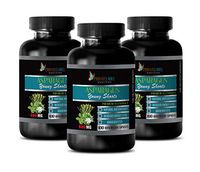 Memory and Brain Health - Asparagus Young Shoots Premium 4:1 Extract 600 Mg - Digestion Supplements for Men - 3 Bottles 300 Capsules