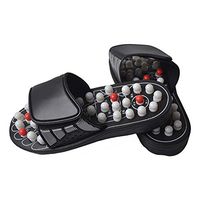 Tenrry ACU-Point Slippers Accupressure Massage Foot Massager Flip Flop Sandals for Women Men White