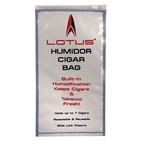 10 Pack Lotus Travel Pouch Cigar Bag Ziplock Humidor Humidifier