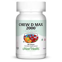 Maxi Health Chew D Max 2000, 200 Count