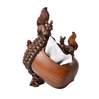 Cleaning Tissues Tissue Box Creative Tissue Box Cute Tray Home Living Room Coffee Table Remote Control Storage Box Napkin Paper Box Tissue Box (Color : Brown, Size : 26cm18cm36cm)