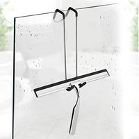 New Hot Glass Magnetic Window Cleaner Squeegee Cleaner Shower Kitchen Bathroom Mirror Rubber Wiper with Hanger Hook Rack