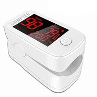 Pulse Oximeter Fingertip,Blood Oxygen Saturation Monitor Finger Pulse Oximeter Heart Rate Monitor Rotatable LED Digital Display for Home Travel Use
