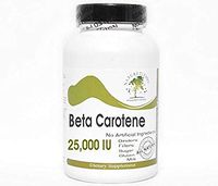 Beta Carotene 25,000 IU ~ 200 Capsules - No Additives ~ Naturetition Supplements