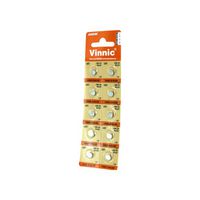 10 x Vinnic Size LR60 V364 364 AG1 L621 Alkaline Watch Battery