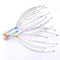 Steel Wire Massager Head Neck Scalp Scratch Massage Stress Relaxed Octopus Rosenice Tool 2Pcs