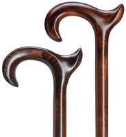 Men Anatomical Derby Solid Beechwood Cane  -Affordable Gift! Item #DHAR-9762300