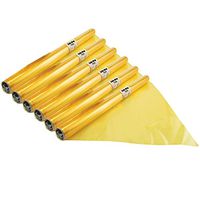 Hygloss Products HYG71508BN Cello Wrap Roll44; Yellow - Pack of 6