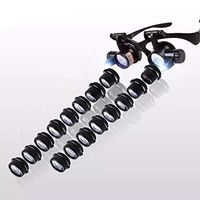 Magnifying Glass, Repair Watch with LED Light HD Binocular Observation Map Text Telescope LIXFDJ Vision Assisted Magnification