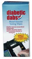 Diabetic Dabs Super Absorbent Wipes, Portable, Quick Dispensing, Non-Toxic, Convenient Surface Wipes to Keep Fingers Clean and Sanitized (300 Count)