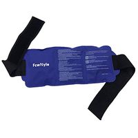 Reusable Ice Pack for Injuries Gel Wrap Hot Cold Therapy Relief with Straps Back Shoulders Waist Refrigerator Cooler Bag