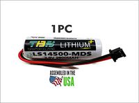 Mitsubishi LS14500-MDS 3.6 Volt PLC Replacement Battery ER6V-C119B, MR-J3BAT