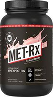 MET-Rx Ultramyosyn Whey Protein Powder, Great for Meal Replacement Shakes, Low Carb, Gluten Free, Strawberry, 2 lbs