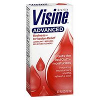 Visine Advanced Relief Squeeze Bottle Drops - 0.5 oz, Pack of 5