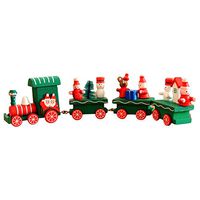 Christmas Decorations,Putars Merry Christmas Woods Small Train Toy for Children