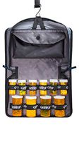 Med Manager Mini by Case It (Purple), Medication Bag for Travel, Portable Pill/Medicine Organizer, Holds (10) 30/60/90-Day Pill Bottles, Lockable, Compact (12 inches x 6 inches x 3 inches)