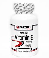 Natural Vitamin E (Non-Oily) 400 IU 200 Capsules ~ Renevitol