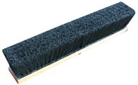 Zephyr 39824 Tampico Fiber Wood Block Push Broom, 24" Head Width, Black (Case of 12)