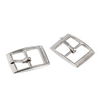 Souarts Silver Tone Color Rectangle Shoe Buckle Accessory Findings Pack of 30pcs