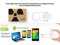 Radiation Detector-Pocket Geiger Type 6 for Android devices-Turn Your Android Devices into a Radiation Detector