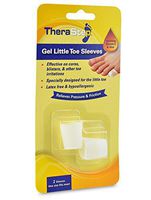 Silipos TheraStep 7019 Gel Little Toe Sleeve - (Pack of 2) Hypoallergenic Toe Protector - Bunion Guard. Foot Pain Relief