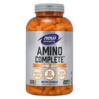 NOW Sports Nutrition, Amino Complete, Protein Blend With 21 Aminos and B-6, 360-Capsules