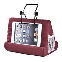 Intenst Universal iPad Tablet Stand Pillow Holder,Multi-Angle Soft Pillow Pad Stand Lap Stand for iPads, Tablets, eReaders, Smartphones, Books, Magazine